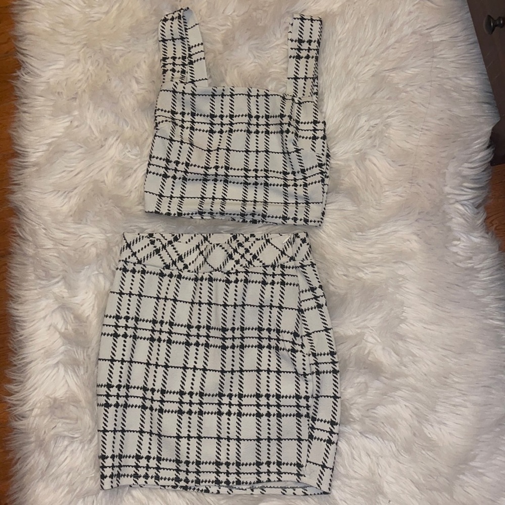 Cute skirt matching set